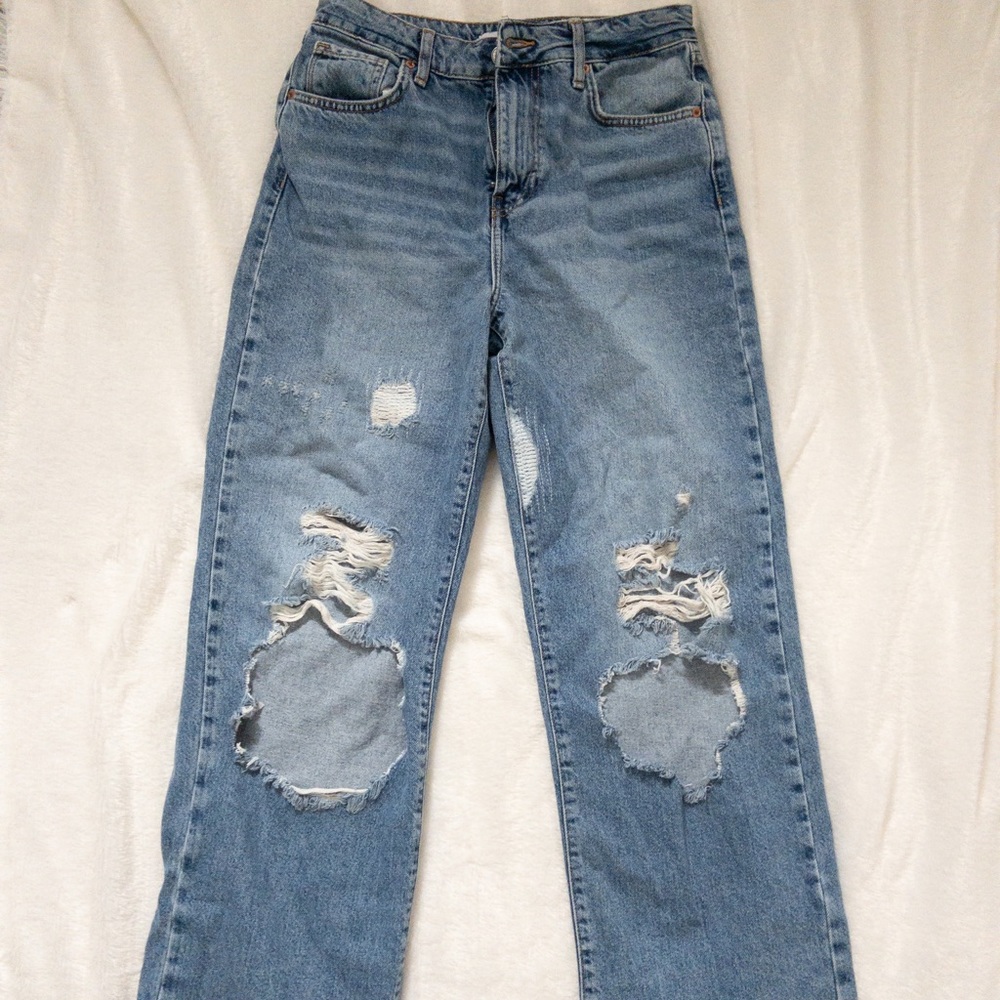Forever 21 High Rise Wide leg Jeans